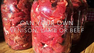 Canning Meat Super Easy Raw Pack [upl. by Kaine]