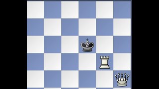 Check Mate with Queen and Rook against King [upl. by Arrimat362]