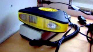 Harbor Freight 12 v ceramic heater [upl. by Nosneh]