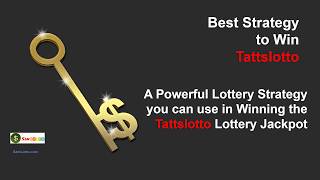 How to Win Tattslotto  FREE Tips  Best Strategy to Win Tattslotto Lottery [upl. by Olympia]