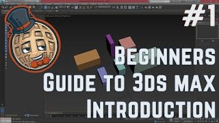 3dsmax Tutorial  Beginners Guide 1  Introduction to max [upl. by Drahsar645]