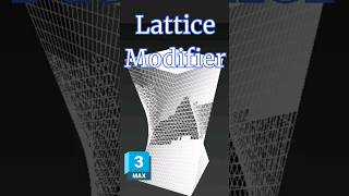 Lattice Modifier3dsmaxtutorial [upl. by Magnus]