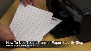 How To Use T Shirt Transfer Paper Step By Step [upl. by Marnia]