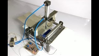 Air Powered Pneumatic Punching Machine [upl. by Dnarud893]