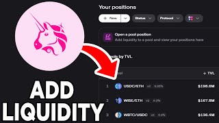How To Add Liquidity To Uniswap V4  Tutorial [upl. by Kiker]