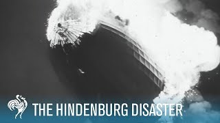 Hindenburg Disaster Real Zeppelin Explosion Footage 1937  British Pathé [upl. by Aldric196]