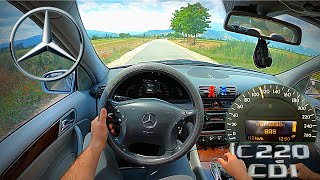 2000 Mercedes Benz C220 CDI W203  POV Drive [upl. by Vary]