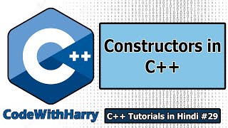 Constructors In C  C Tutorials for Beginners 29 [upl. by Doss753]