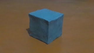 Como hacer un Cubo en plastilina  Tutorial fácil [upl. by Bander]