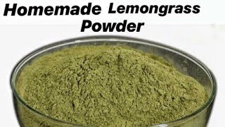 How to make LEMON GRASS powder  DETOX [upl. by Singleton]