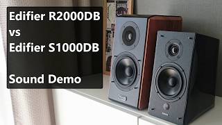 Edifier S1000DB vs Edifier R2000DB  Sound Demo wBass Test [upl. by Savior184]