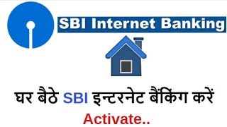 How to Register yourself on SBI net banking at home [upl. by Eceinahs]