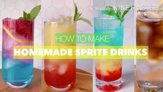 SPRITE HOMEMADE DRINKS  10 EASY MADE [upl. by Dasteel464]