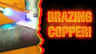 Brazing Copper Pipe amp Fittings [upl. by Manda46]