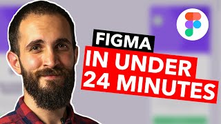 Figma UI Design Tutorial Get Started in Just 24 Minutes [upl. by Nosirrag]