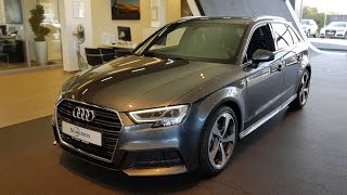 2018 Audi A3 Sportback 20 TDI sport 150hp  Visual Review [upl. by Lilli]