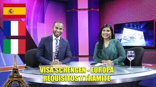 VISA SCHENGEN EUROPA  REQUISITOS [upl. by Aivon]