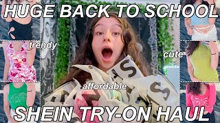 HUGE TRENDY BACK TO SCHOOL SHEIN TRYON HAUL 2021 [upl. by Attenwahs]