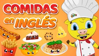 Comida en Inglés  Los Alimentos en Inglés  Aprender Inglês [upl. by Aitel64]