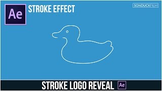 After Effects Tutorial Stroke Logo Reveal Outline Effect [upl. by Middlesworth]