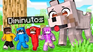 Nos Hicimos DIMINUTOS en Minecraft [upl. by Helbonnas]