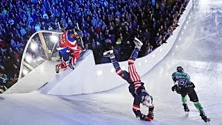 Red Bull Crashed Ice  les chutes les plus spectaculaires [upl. by Lleruj595]