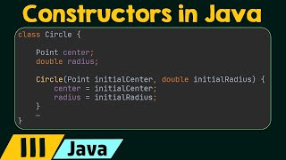 Constructors in Java [upl. by Etteniuqna]