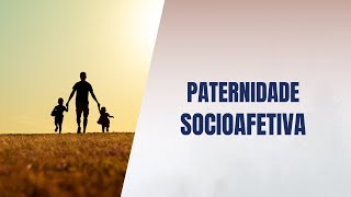 Paternidade socioafetiva [upl. by Chung]