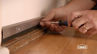 How to Install a Door Sweep [upl. by Eirrak]