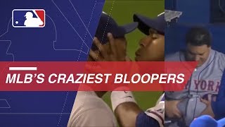 MLB Crazy Bloopers and Insane Plays [upl. by Riley]