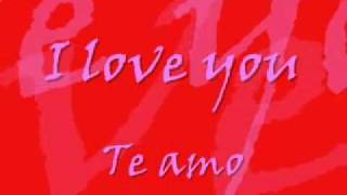 I love you  Celine Dion LyricsTraducción al español [upl. by Dave]