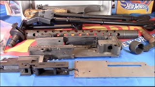 Browning m1919a4 Parts Kit Semi Build Pt1 [upl. by Nnaytsirk]