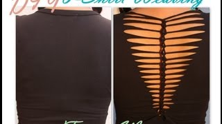 DIY  Shirt Laddering  TWIST Weave [upl. by Felicio]