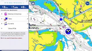 Navionics App Auto Routing [upl. by Meekyh]