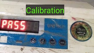 Unitech Weighing Scale Calibration [upl. by Ib657]