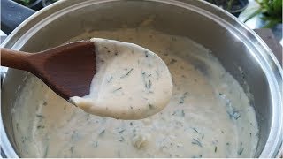 Creamy Dill Sauce Recipe  Super Easy Annies Kitchen [upl. by Broddy500]