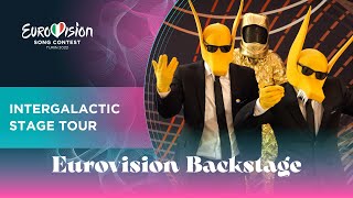 Eurovision Backstage  Day 6 Intergalactic Stage Tour  Eurovision News from Turin 2022 [upl. by Demb899]