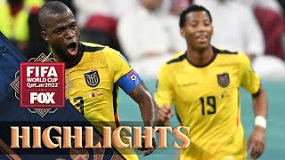 Qatar vs Ecuador Highlights  2022 FIFA World Cup [upl. by Maxwell]