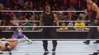 Roman Reigns makes a dominant Royal Rumble Match debut [upl. by Nyladam36]