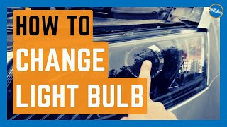 How to REPLACE Xenon LIGHT BULBS in SKODA OCTAVIA III [upl. by Iila]