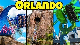 Top 10 Fastest Rides amp Roller Coasters in Orlando  Disney World Universal Orlando amp SeaWorld [upl. by Alvar941]