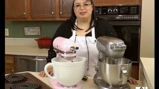 Amys Stand Mixer Challenge Part II KitchenAid Artisan 5 Quart vs Breville Scraper Mixer Pro [upl. by Vere]