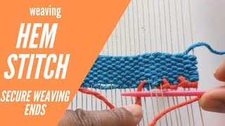 Hemstitch  Weaving Technique for Beginners [upl. by Odrarebe]