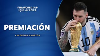 PREMIACIÓN  ARGENTINA CAMPEÓN DEL MUNDO  CATAR 2022 [upl. by Bernardi]