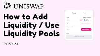 How to Add  Participate in Uniswap Liquidity Pool Tutorial for Beginners [upl. by Lief838]