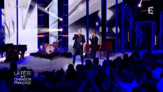 Hallyday Garou MPokora et Bruel  Fête de la Chanson Française 2014 [upl. by Mohun570]