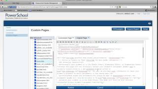 PowerSchool Admin Modifying Pages [upl. by Farl]