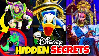 Top 10 Hidden Secrets of Walt Disney World Rides  Magic Kingdom [upl. by Puduns697]