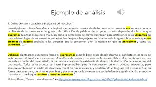 Ejemplo de análisis [upl. by Chatwin]