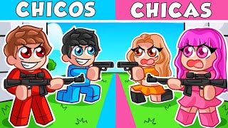 CHICOS vs CHICAS en Roblox Rivals [upl. by Loella]